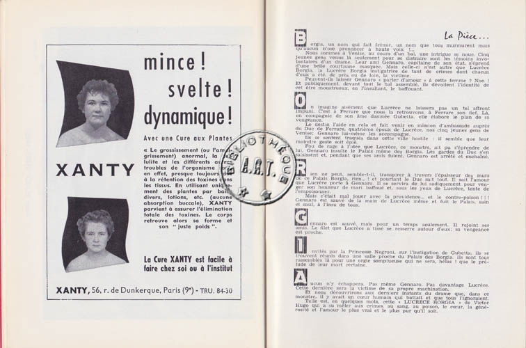Les programmes de Théatre de l\
